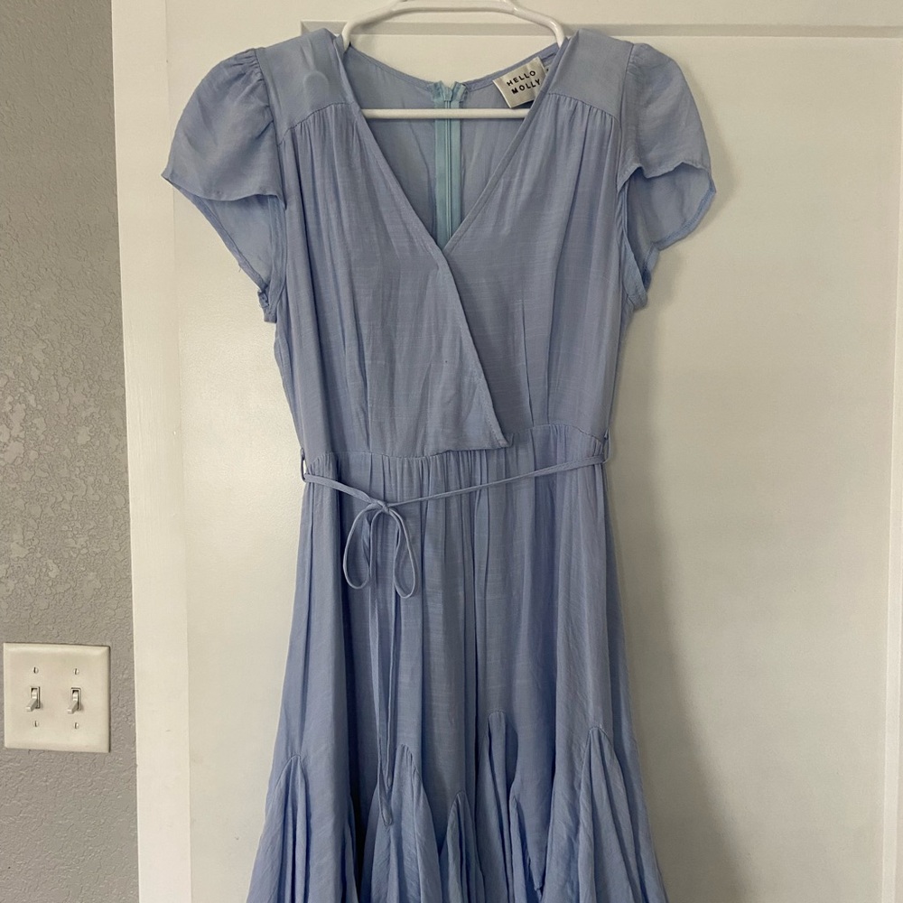 Blue hello molly dress